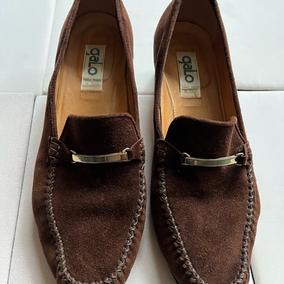 GALO brown suede heels, size 40 - Picture 2 of 8